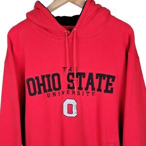 Vintage Ohio State Buckeyes Hoodie Men's XXL Foot Locker NCAA Embroidered Logo